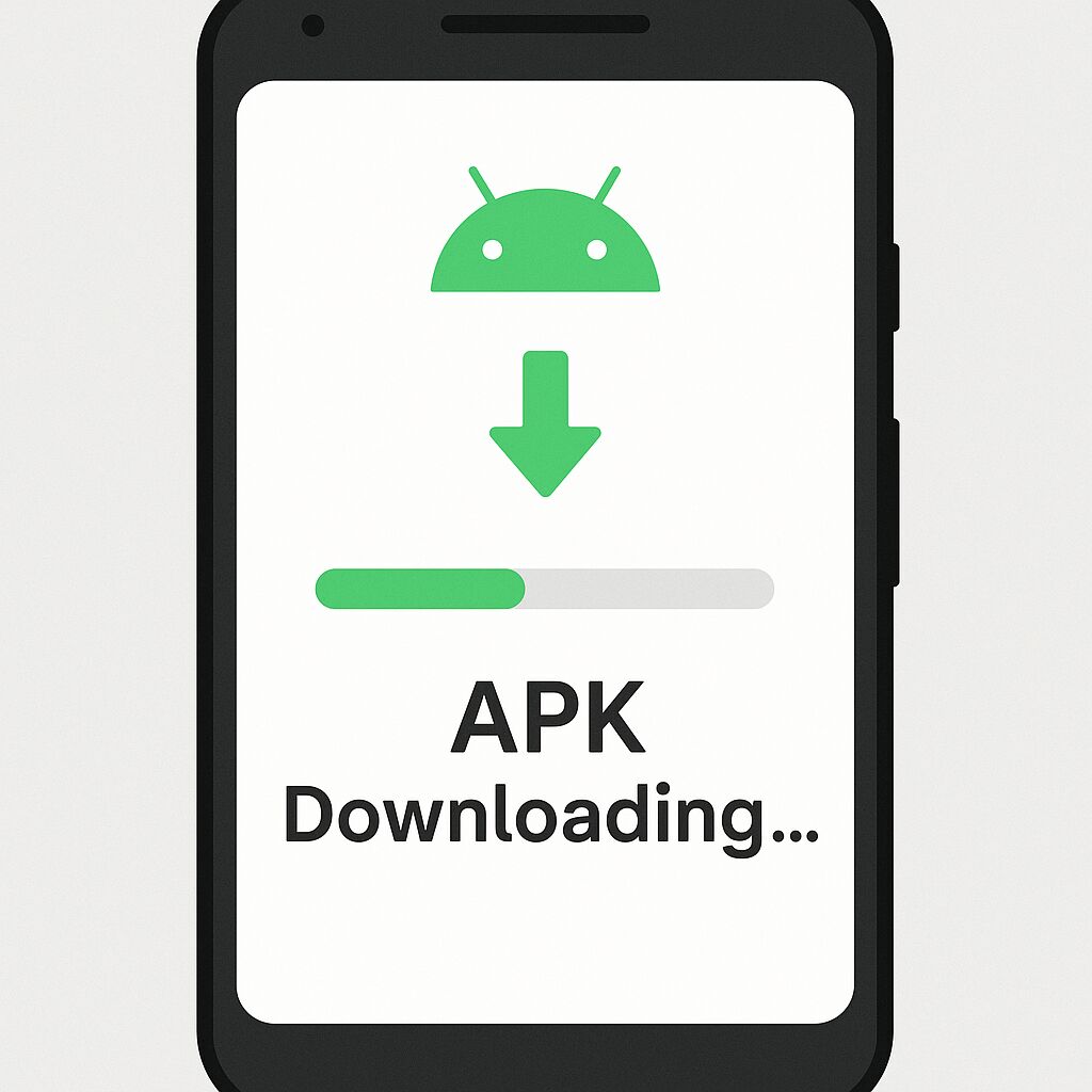 Процес завантаження APK-файлу на Android